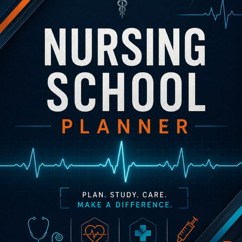 Nursing School Planner Men's Edition